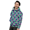 Abstract Hawaiian Pineapple Print Men's Hoodie-grizzshop