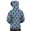 Abstract Hawaiian Pineapple Print Men's Hoodie-grizzshop