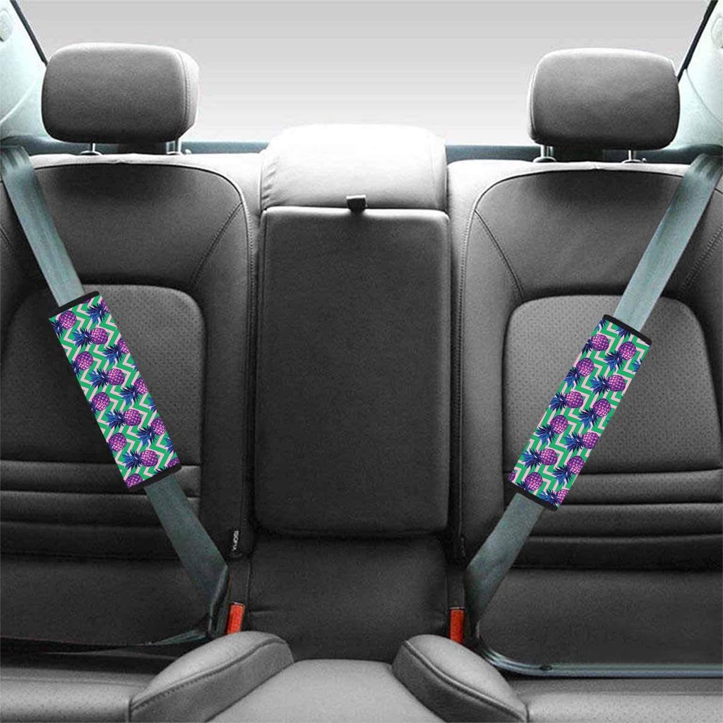 Abstract Hawaiian Pineapple Print Seat Belt Cover-grizzshop