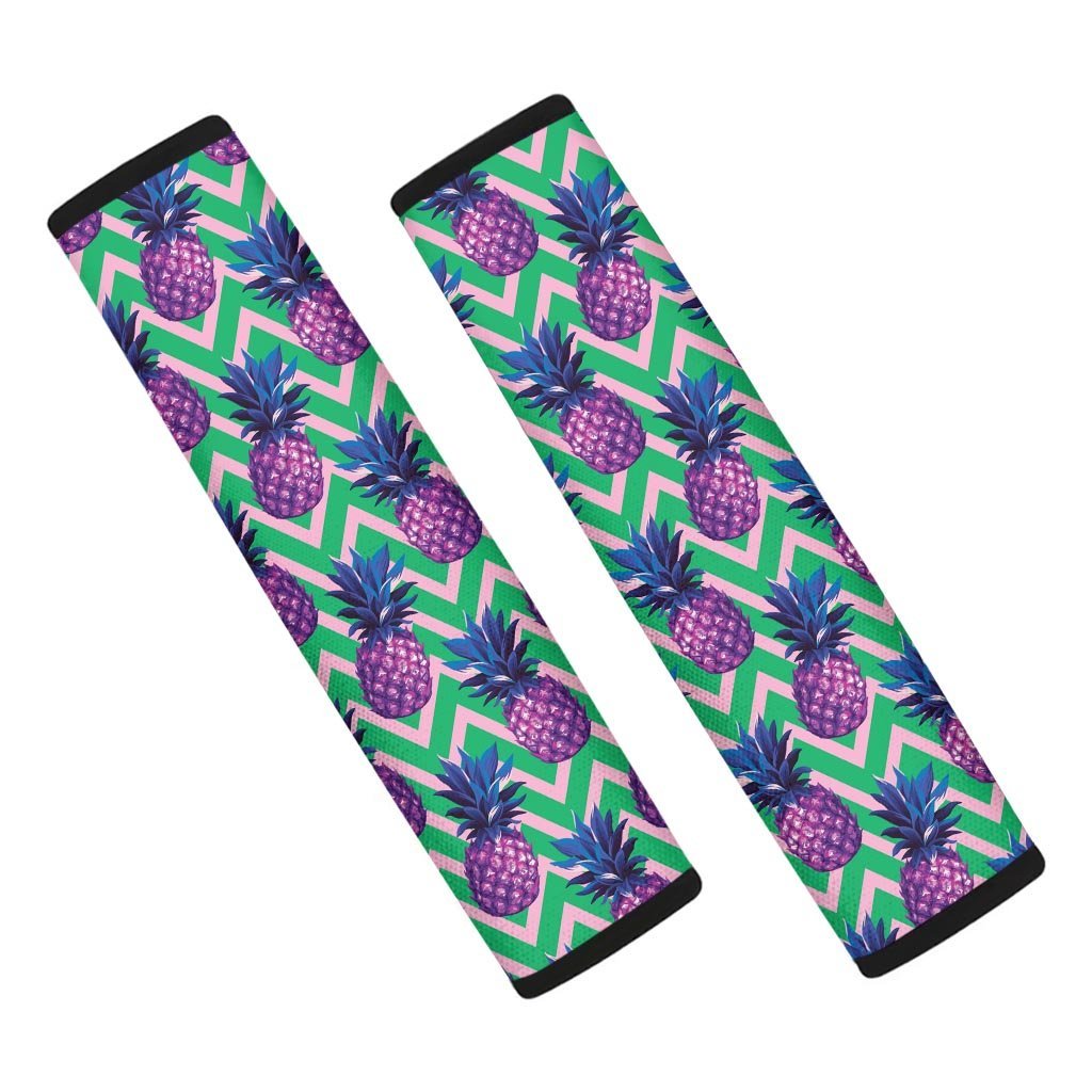 Abstract Hawaiian Pineapple Print Seat Belt Cover-grizzshop