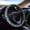 Abstract Hawaiian Pineapple Print Steering Wheel Cover-grizzshop