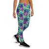 Abstract Hawaiian Pineapple Print Women's Joggers-grizzshop