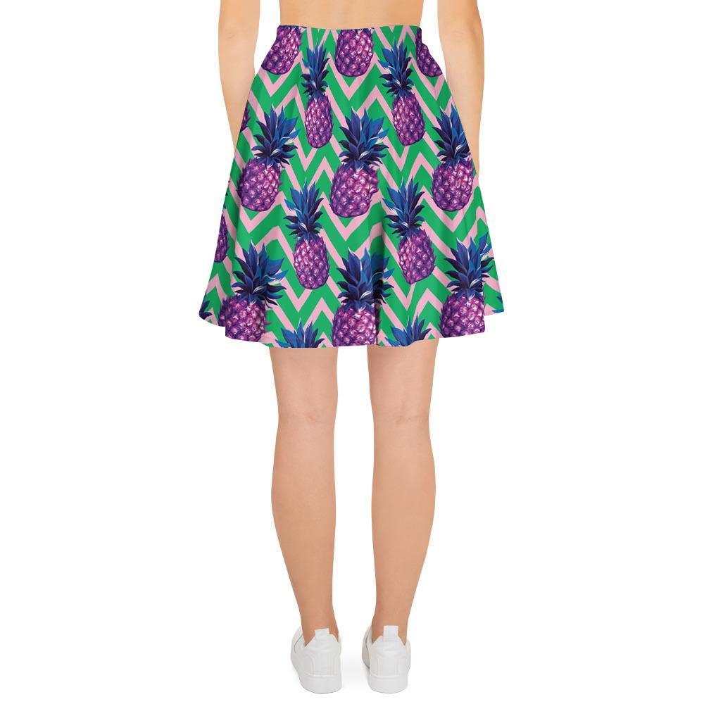 Abstract Hawaiian Pineapple Print Women's Skirt-grizzshop