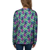 Abstract Hawaiian Pineapple Print Women's Sweatshirt-grizzshop