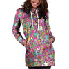 Abstract Hippie Hoodie Dress-grizzshop