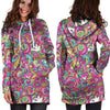 Abstract Hippie Hoodie Dress-grizzshop