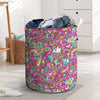 Abstract Hippie Laundry Basket-grizzshop