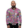 Abstract Hippie Men's Bomber Jacket-grizzshop