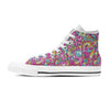 Abstract Hippie Men's High Top Shoes-grizzshop