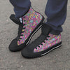 Abstract Hippie Men's High Top Shoes-grizzshop