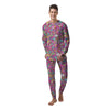Abstract Hippie Men's Pajamas-grizzshop