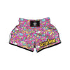 Abstract Hippie Muay Thai Boxing Shorts-grizzshop