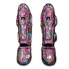 Abstract Hippie Muay Thai Shin Guard-grizzshop