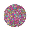 Abstract Hippie Round Rug-grizzshop