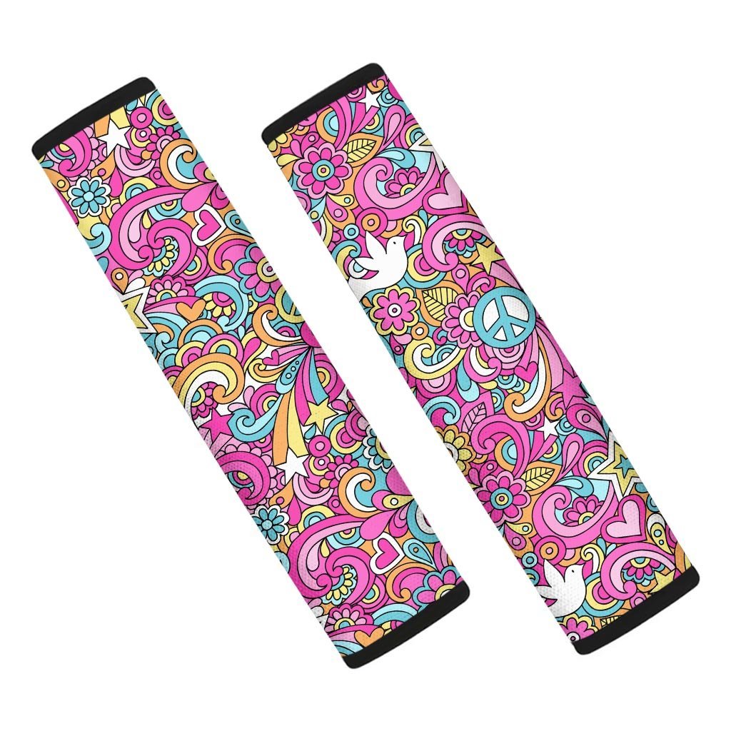 Abstract Hippie Seat Belt Cover-grizzshop