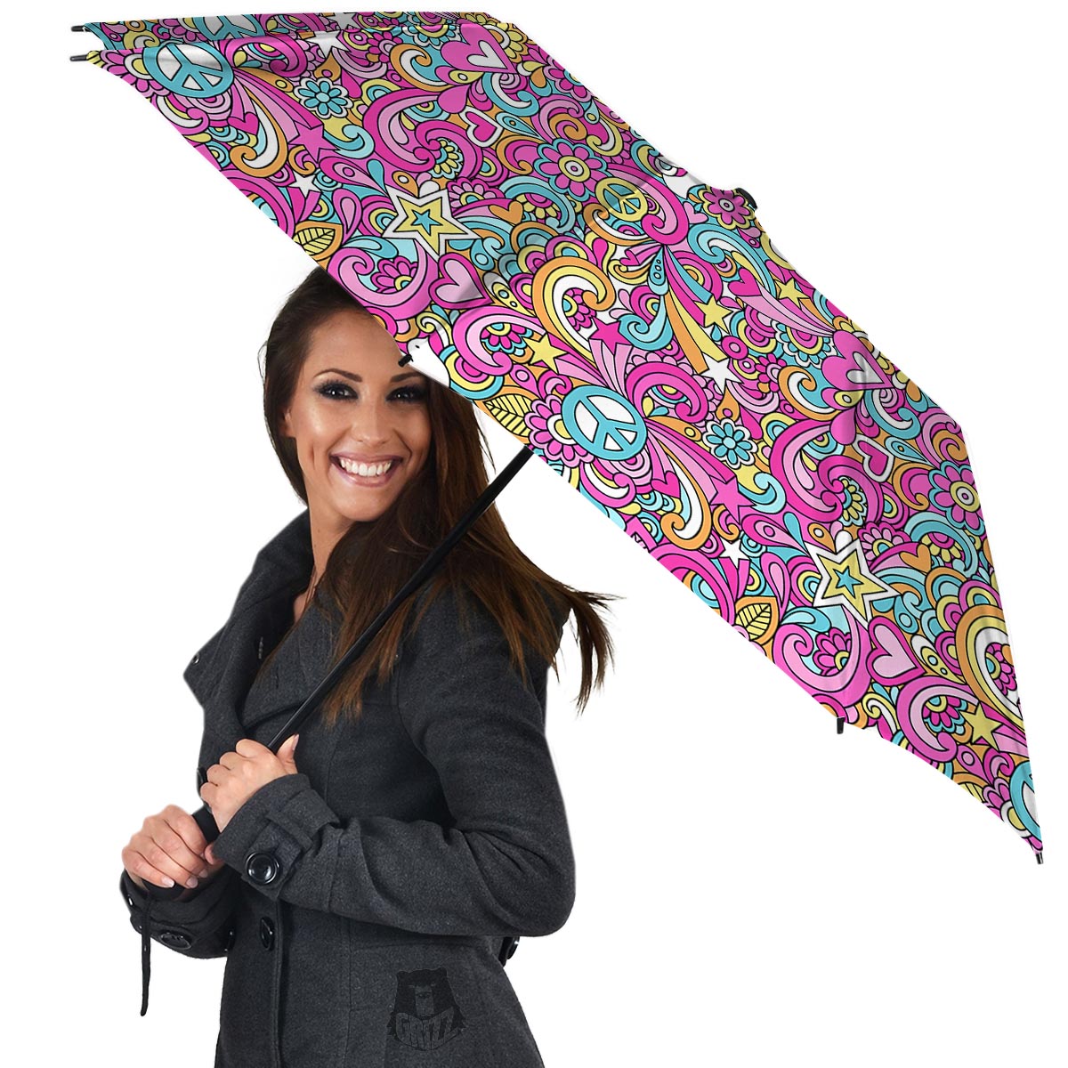 Abstract Hippie Umbrella-grizzshop