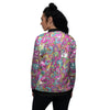 Abstract Hippie Women's Bomber Jacket-grizzshop