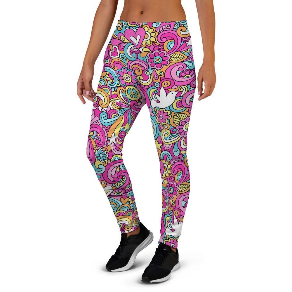 Abstract Hippie Women's Joggers-grizzshop