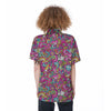 Abstract Hippie Women's Short Sleeve Shirts-grizzshop