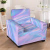 Abstract Holographic Armchair Cover-grizzshop