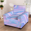 Abstract Holographic Armchair Cover-grizzshop