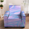 Abstract Holographic Armchair Cover-grizzshop