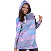 Abstract Holographic Hoodie Dress-grizzshop