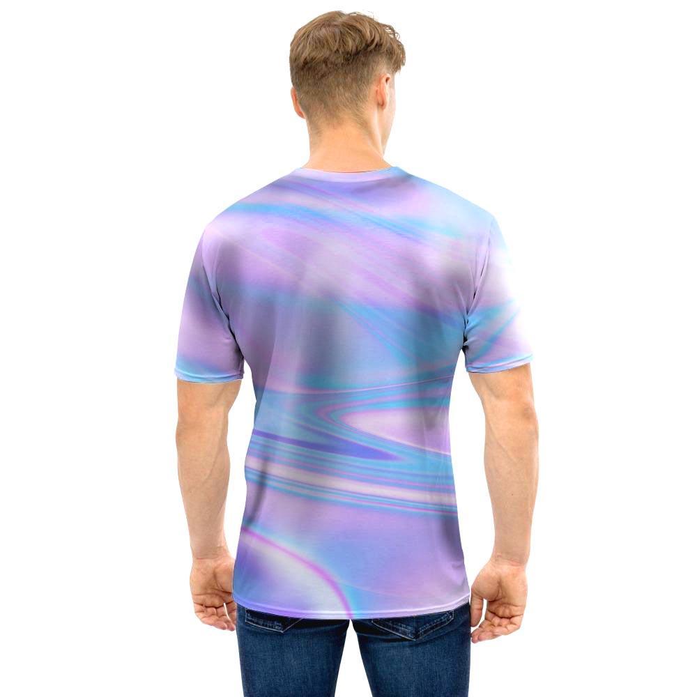 Abstract Holographic Men T Shirt-grizzshop