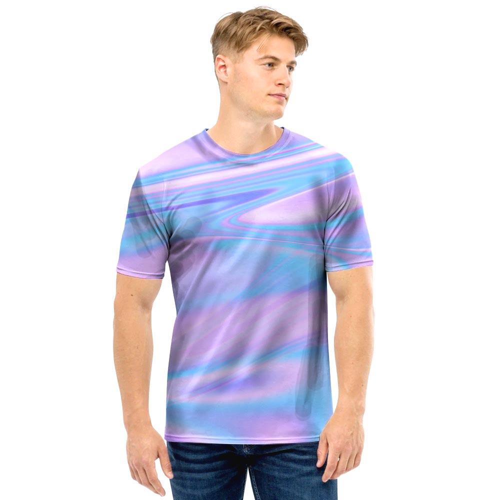 Abstract Holographic Men T Shirt-grizzshop