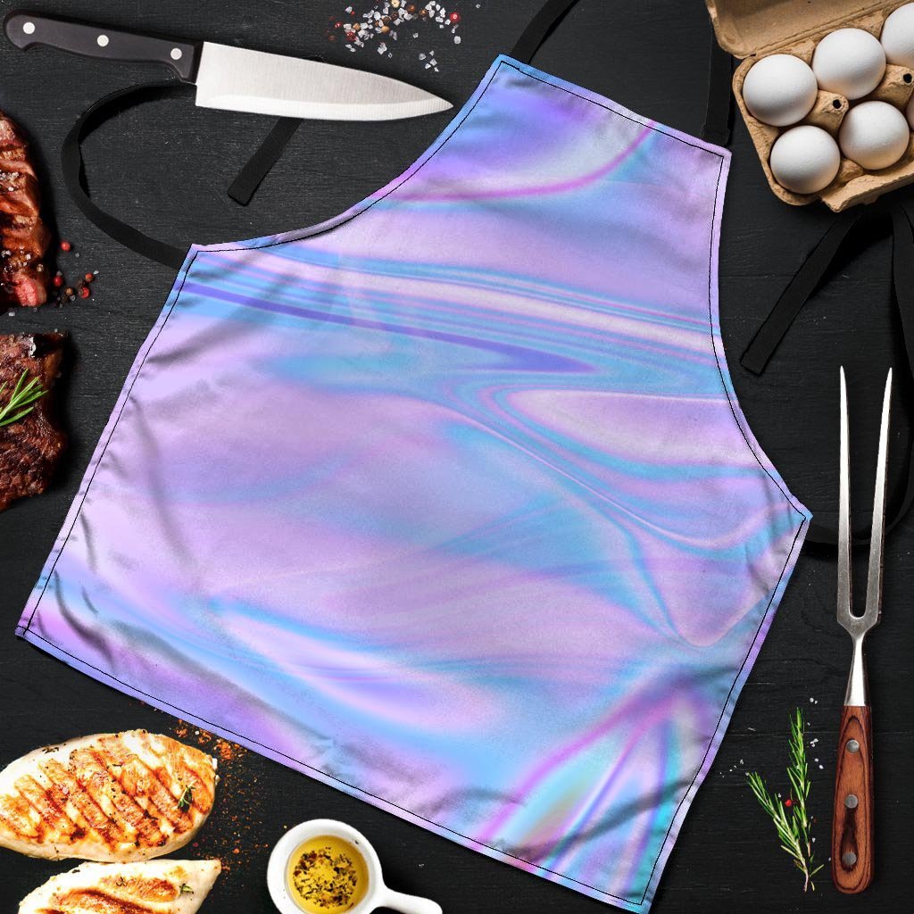 Abstract Holographic Men's Apron-grizzshop