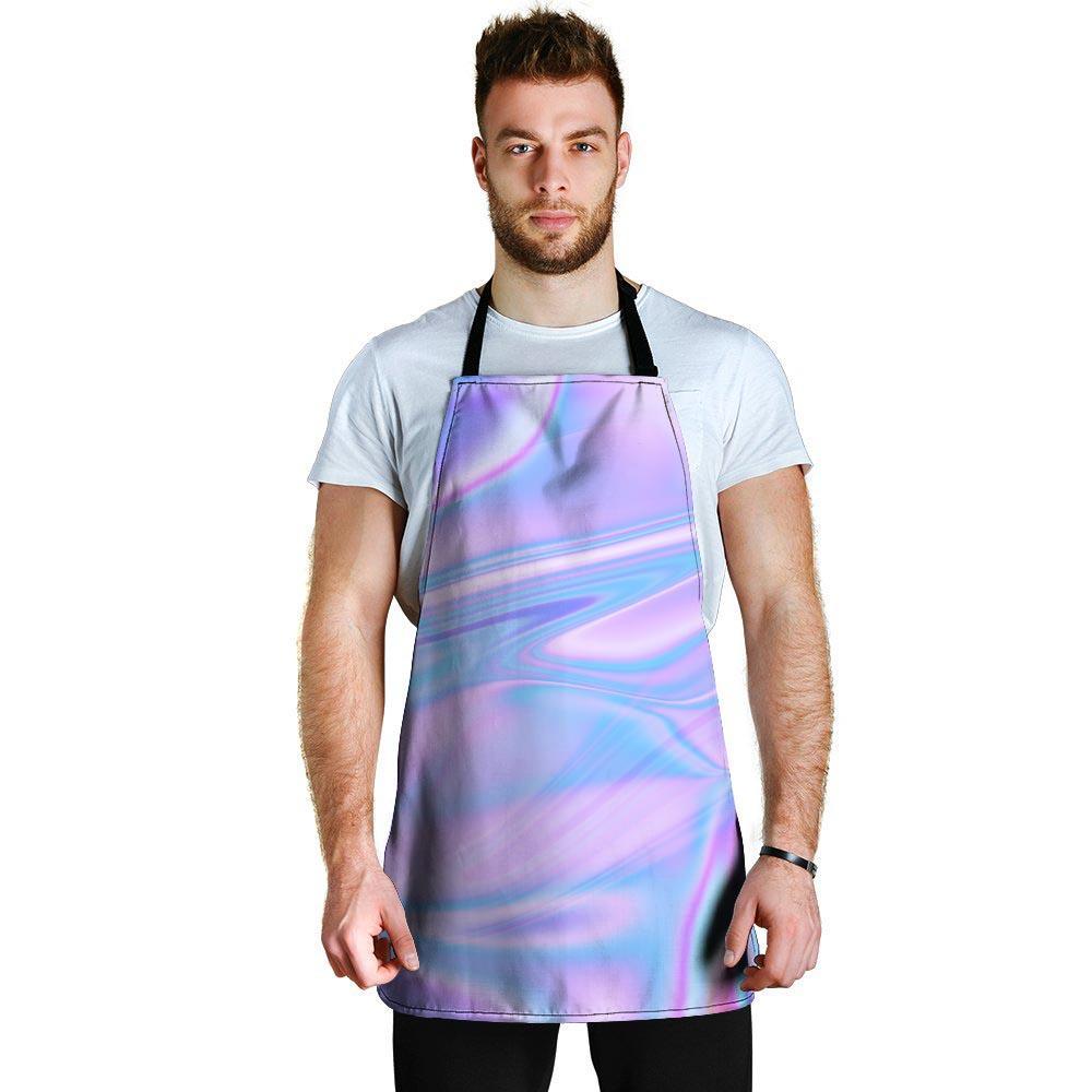 Abstract Holographic Men's Apron-grizzshop