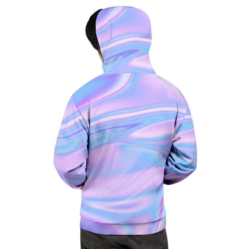 Abstract Holographic Men's Hoodie-grizzshop