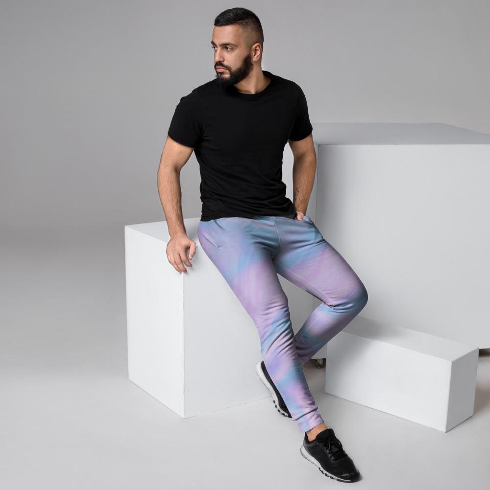 Abstract Holographic Men's Joggers-grizzshop