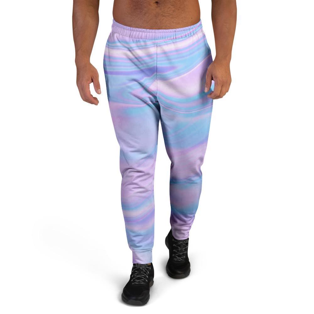 Abstract Holographic Men's Joggers-grizzshop