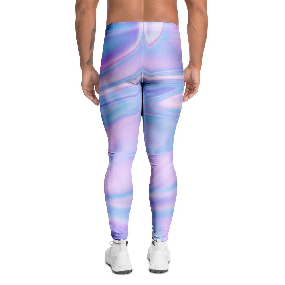 Abstract Holographic Men's Leggings-grizzshop