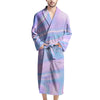 Abstract Holographic Men's Robe-grizzshop