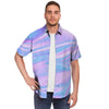 Abstract Holographic Men's Short Sleeve Shirt-grizzshop
