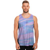 Abstract Holographic Men's Tank Tops-grizzshop