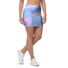 Abstract Holographic Mini Skirt-grizzshop