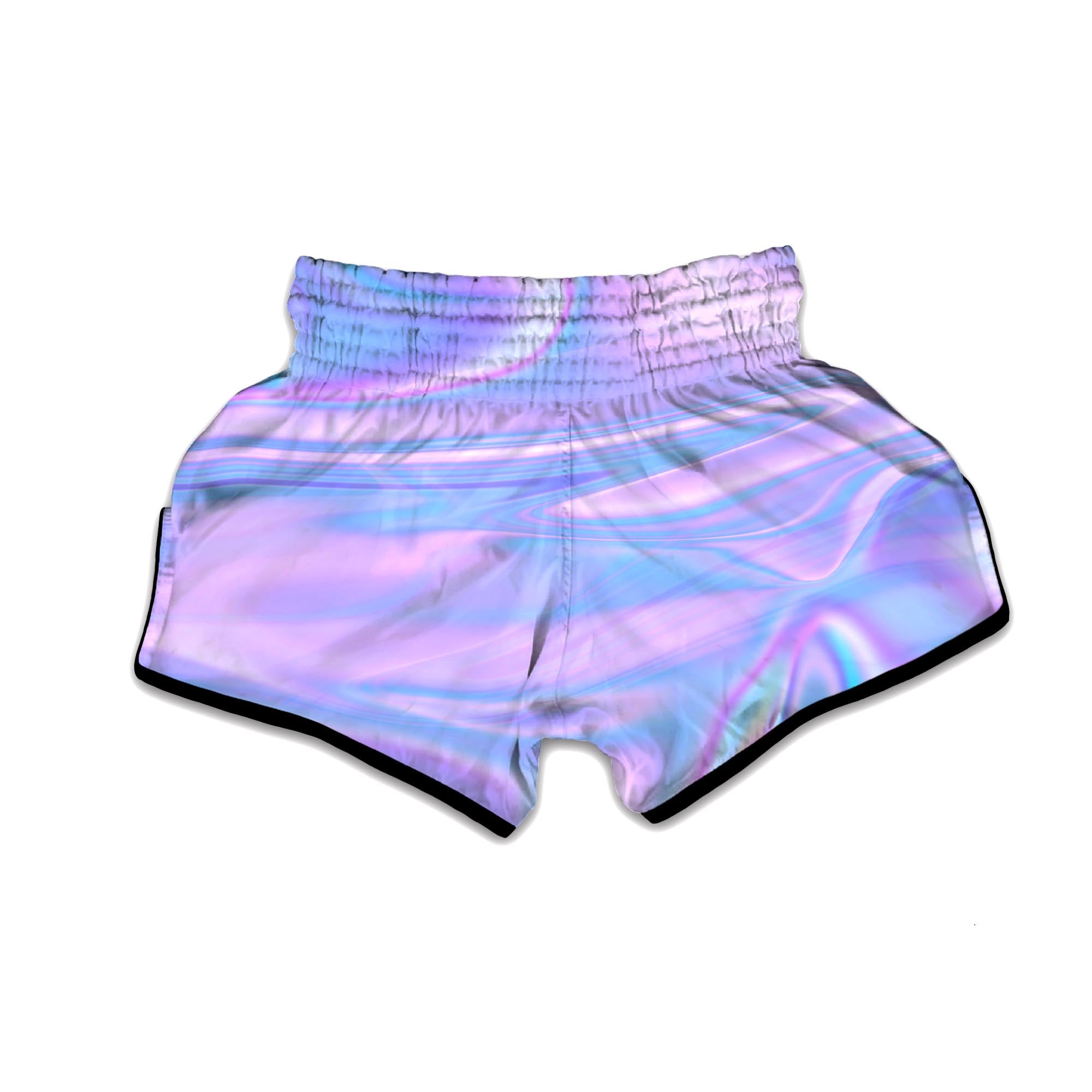 Abstract Holographic Muay Thai Boxing Shorts-grizzshop