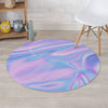 Abstract Holographic Round Rug-grizzshop