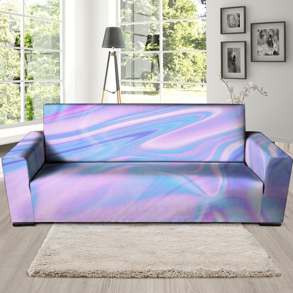 Abstract Holographic Sofa Cover-grizzshop