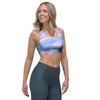 Abstract Holographic Sports Bra-grizzshop