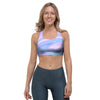 Abstract Holographic Sports Bra-grizzshop