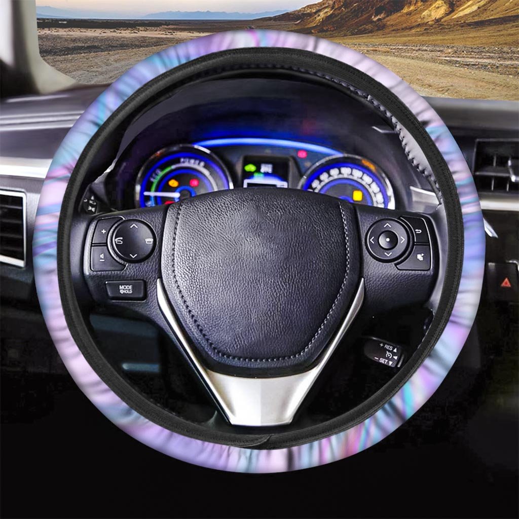 Abstract Holographic Steering Wheel Cover-grizzshop