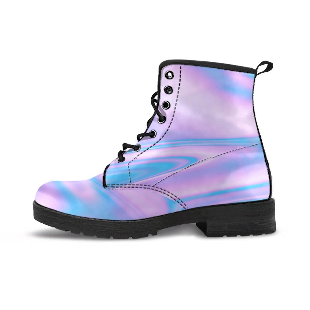 Abstract Holographic Women's Boots-grizzshop