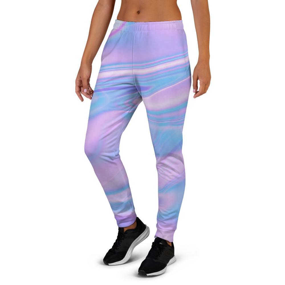 Abstract Holographic Women's Joggers-grizzshop