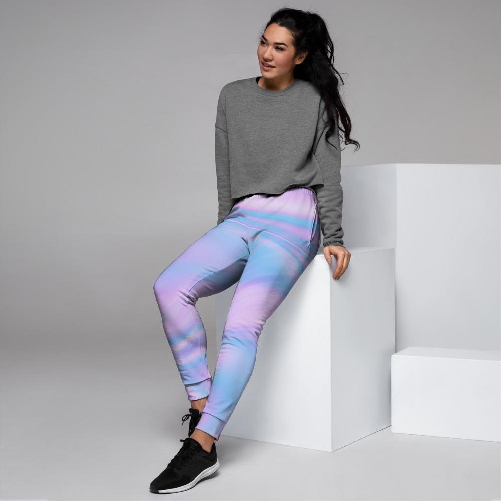 Abstract Holographic Women's Joggers-grizzshop