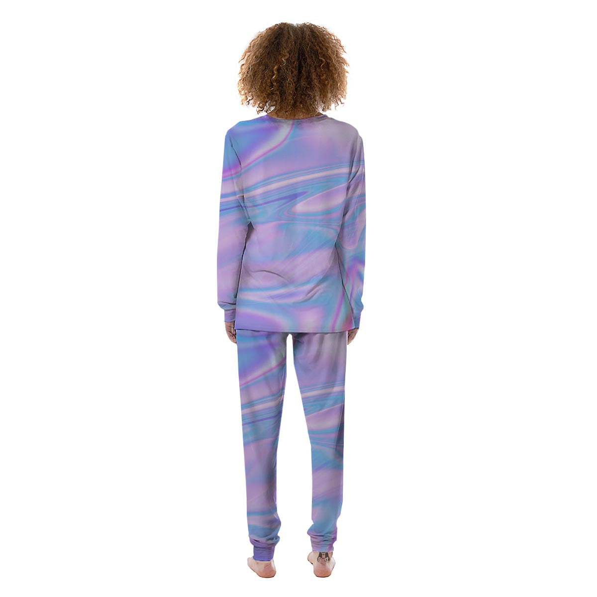 Abstract Holographic Women's Pajamas-grizzshop