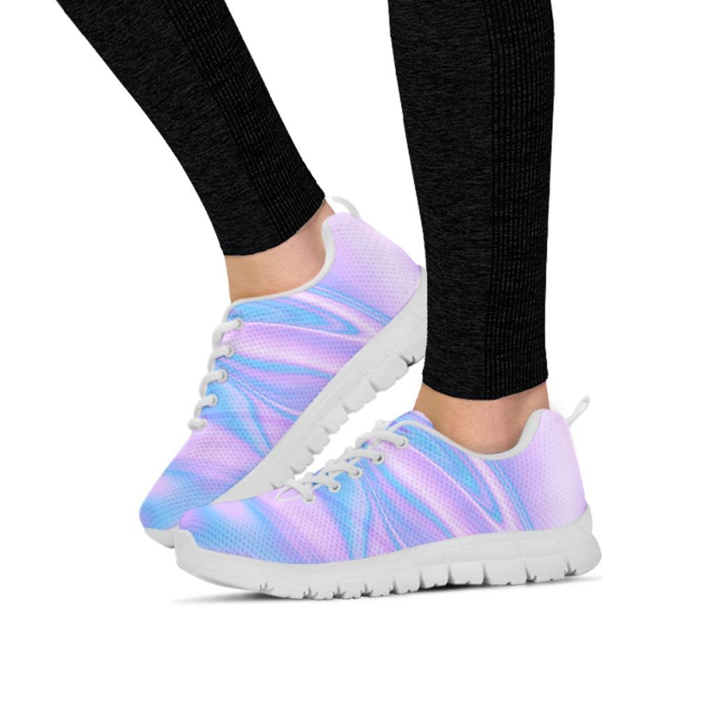 Abstract Holographic Women's Sneakers-grizzshop